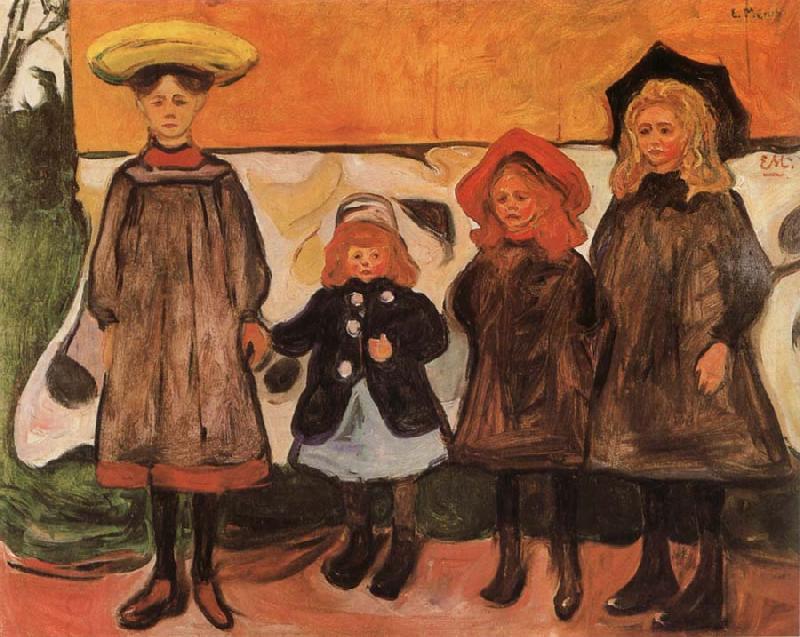 Edvard Munch Four Girls